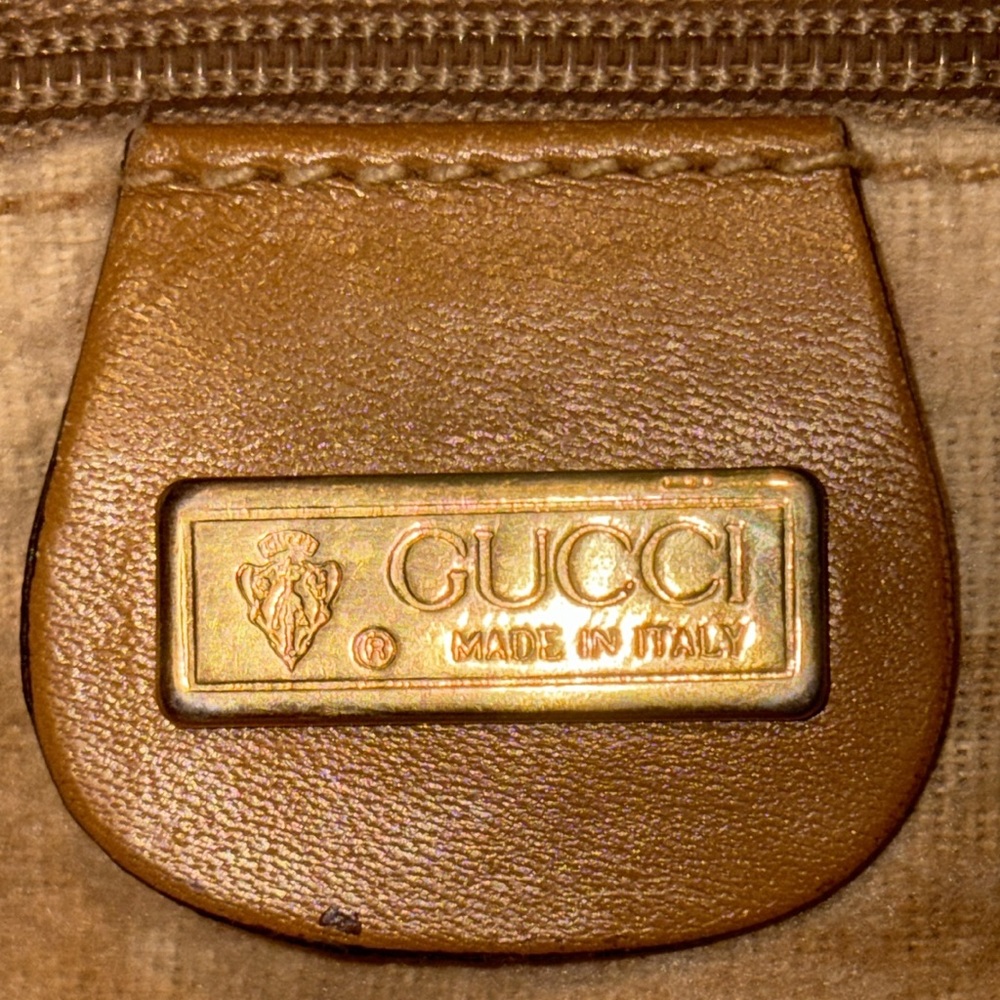 💚❤️SALE Gucci Travel Bag 3 Piece Set Authentic 80's Classic GG Gucci bags💚❤️ - Picture 14 of 17